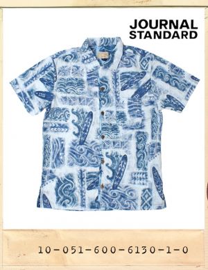 JOURNAL STANDARD HAWAIIAN POCKET SHIRTS/저널스탠다드 하와이얀포켓셔츠