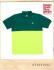 GRANIPH BICOLOR CALLAR TEE - GREEN/그라니프 배색카라티 - 그린