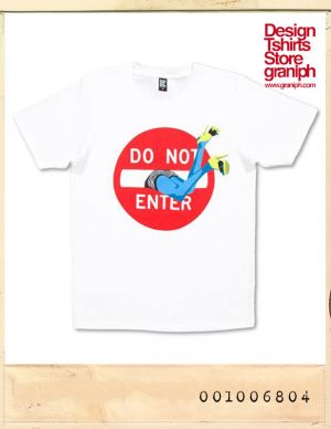 GRANIPH DO NOT ENTER SIGN TEE /그라니프 출입금지 표지티