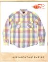 BEAMS COLORFUL GINGHAM CHECK SHIRTS/빔스 컬러풀 깅엄체크셔츠