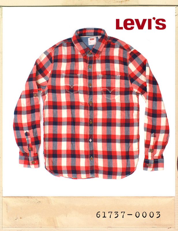 LEVI'S JAPAN TWO FOLD CHECK SHIRTS/리바이스재팬 두겹 체크셔츠