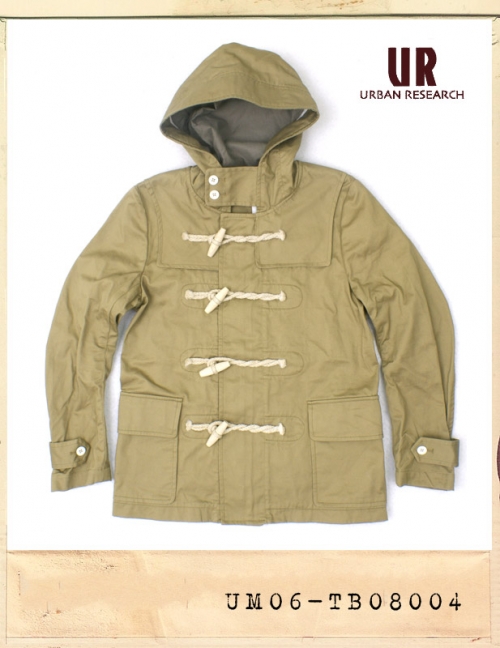 URBAN RESEARCH COTTON DUFFLE JACKET/어반리서치 코튼 더플자켓