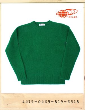 BEAMS BASIC WOOL SWEATER/빔스 베이직 울 스웨터