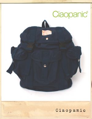 CIAOPANIC MULTI POCKET CANVAS BACKPACK/챠오패닉 멀티포켓 캔바스백팩