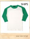 SHIPS THERMAL WAFFLE RAGLAN CAPRI TEE/쉽스 써멀 와플라글란 7부티