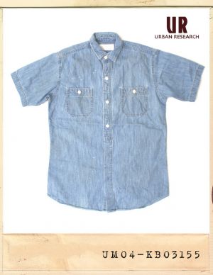 URBAN RESEARCH VINTAGE WASHING DENIM SHIRTS/어반리서치 빈티지워싱 데님셔츠