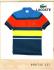 LACOSTE JAPAN PRIMARY COLOR STRIPE CALLAR TEE/라코스테재팬 3원색 스트라이프 카라티