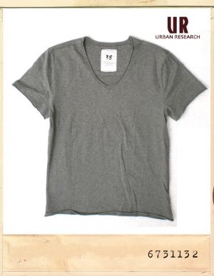 URBAN RESEARCH NATURAL V-NECK TEE/어반리서치 내추럴 브이넥티