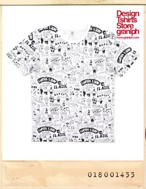 GRANIPH LUCHA LIBRE WORLD MULTI PATTERN TEE/그라니프 멀티패턴티