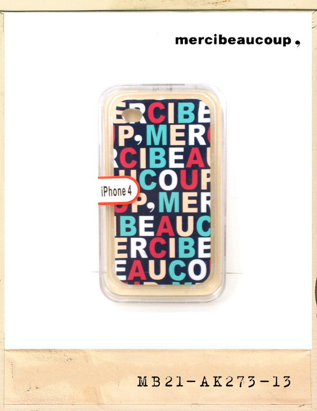 mercibeaucoup, MULTI COLOR LOGO iPHONE CASE/메르시보꾸 멀티컬러 로고 아이폰4,4s케이스