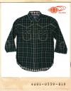 BEAMS WESTERN CHECK TWOFOLD CAPRI SHIRTS/빔스 웨스턴체크 7부셔츠