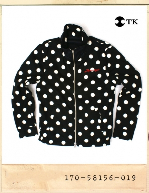 TK DOT PATTERN REVERSIBLE BLOUSON/티케이 도트패턴 리버시블 블루종