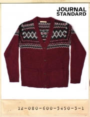 JOURNAL STANDARD ETHNIC WOOL KNIT CADIAGAN/저널스탠다드 에스닉 울니트가디건