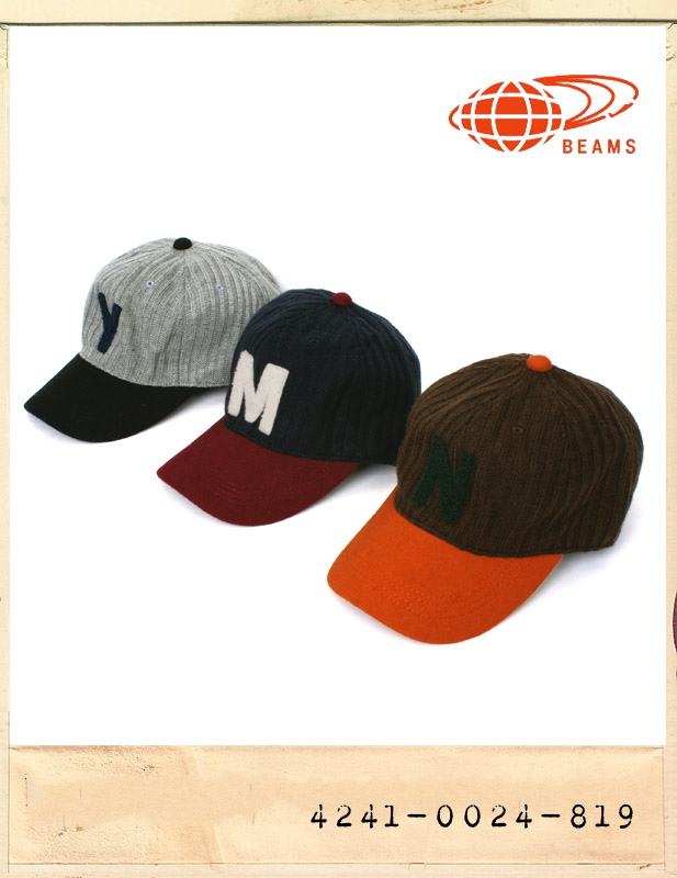 BEAMS KNIT STADIUM CAP/빔스 니트 스타디움캡