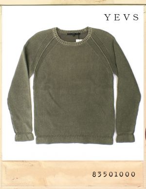 YEVS STONE WASH KNIT PULL OVER/이브스 스톤워싱 니트풀오버