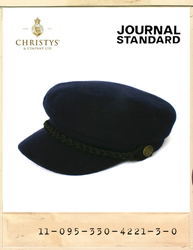 CHRISTY HEADWEAR BY JOURNAL STNDARD WOOL NAUTILUS CAP/크리스티헤드웨어 바이 저널스탠다드 울 노틸러스캡