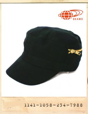 BEAMS CHECK ZIP WORKCAP/빔스 체크 지퍼 워크캡