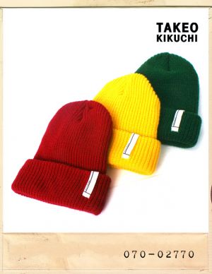 TAKEO KIKUCHI COLOR KNIT BEANIE/타케오키쿠치 컬러니트비니