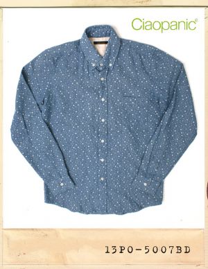 Ciaopanic DOT DENIM SHIRTS/챠오패닉 도트데님셔츠