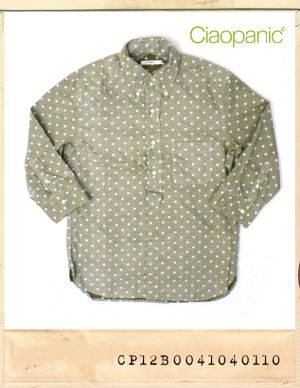 Ciaopanic REVERSE DOT PRINT 7s SHIRTS/챠오패닉 반전 도트프린트 7부셔츠