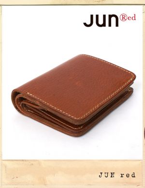 JUNred LEATHER WALLET/준레드 통가죽지갑