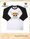 ONEPIECE by A Bathing Ape CHARACTOR RAGLAN 7s TEE/원피스 바이 베이프 캐릭터 라글란 7부티