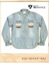 TK MIXPICE ETHNIC WASHING WESTERN DENIM SHIRTS/티케이믹스피스 에스닉 워싱 웨스턴 데님셔츠