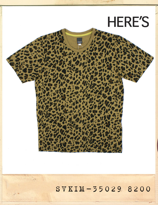 HERE'S LEOPARD TEE/히어즈 레오파드티