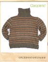 Ciaopanic LOOSE STRIPE TURTLE-NECK POCKET SWEATER/챠오패닉 루즈 스트라이프 터틀넥 포켓스웨터