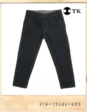 TK STITCH 8s DENIM PANTS/티케이 스티치 8부 데님팬츠