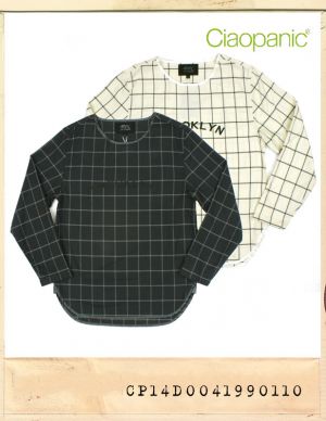 Ciaopanic WINDOWPANE CHECK TEE/챠오패닉 윈도우페인체크티