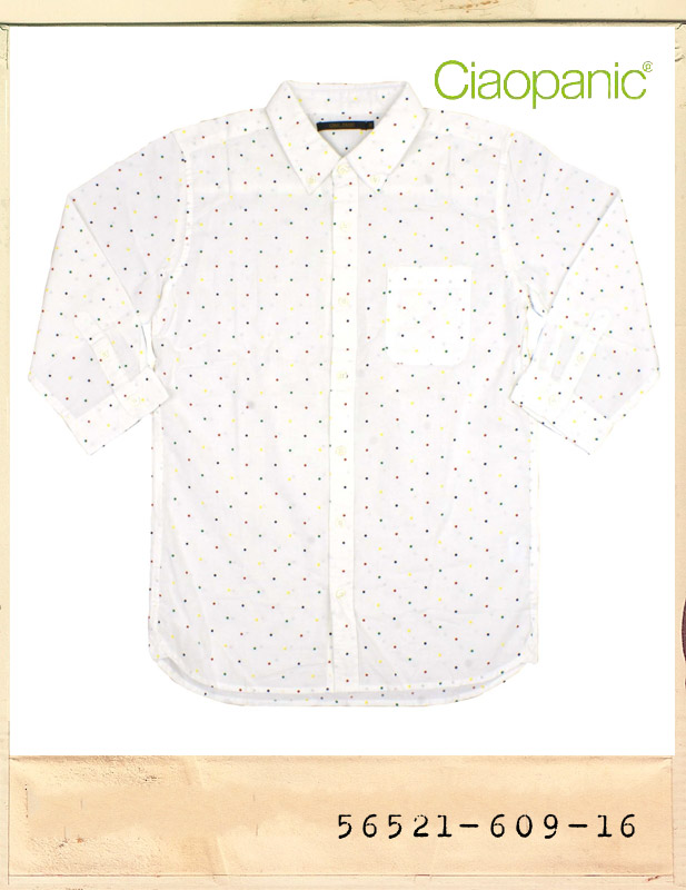 Ciaopanic COLOR DOT 7s SHIRTS/챠오패닉 컬러도트 7부셔츠