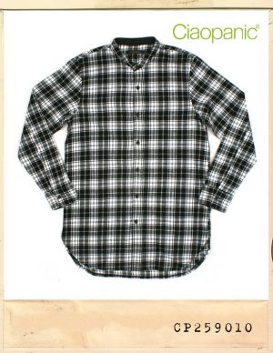 Ciaopanic CHECK LONG SHIRTS/챠오패닉 체크 롱셔츠