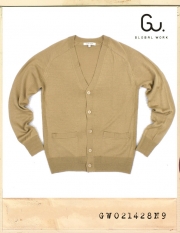 GLOBAL WORK BIELLA YARN V-NECK CADIGAN/글로벌워크 비에라얀 브이넥 가디건