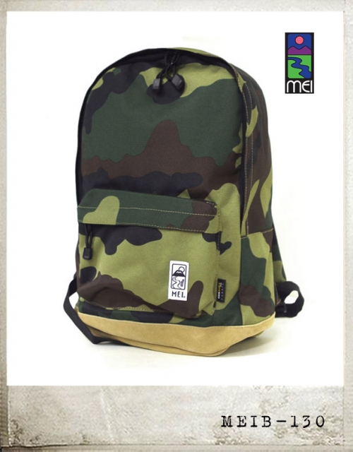 MEI JAPAN SUEDE PATCH CORDURA CAMO DAYPACK/메이재팬 스웨이드패치 코듀라 카모백팩 MEIB-130