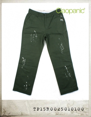 Ciaopanic PAINT WASHING TWILL PANTS/챠오패닉 페인트워싱 트윌팬츠