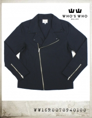 WHO'S WHO GALLERY GROSGRAIN RIDERS JACKET/후즈후갤러리 그로그랭 라이더스 자켓