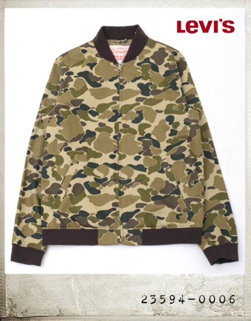 Levi's JAPAN BAKER BOMBER CAMO JUMPER/리바이스재팬 베이커 봄버 카모점퍼 23594-0006