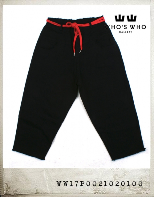 WHO'S WHO GALLARY DOUBLE WAIST PANTS/후즈후갤러리 더블 웨이스트 팬츠