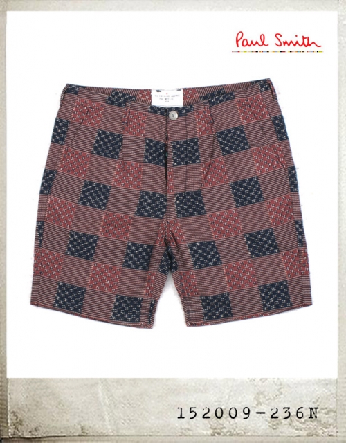 Paul smith JAPAN PATCHWORK CHECK SHORT PANTS/폴스미스재팬 패치워크 체크 숏팬츠