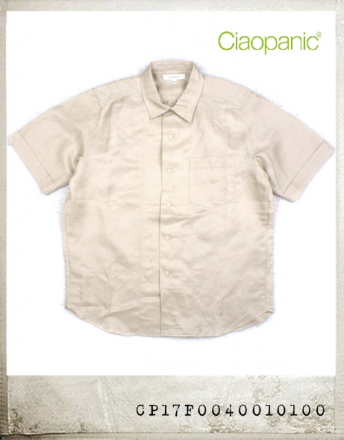 Ciaopanic LINEN OPEN SHIRTS/챠오패닉 린넨 오픈카라 셔츠