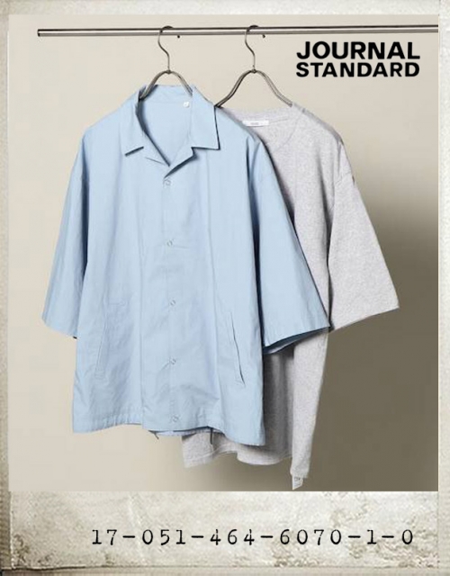 JOURNAL STANDARD LAYERED OPEN SHIRTS SET/저널스탠다드 레이어드 오픈카라셔츠 세트