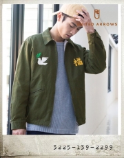 UNITED ARROWS C/TWILL VIETNAMESE JACKET/유나이티드 애로우즈 자수 베트쟌