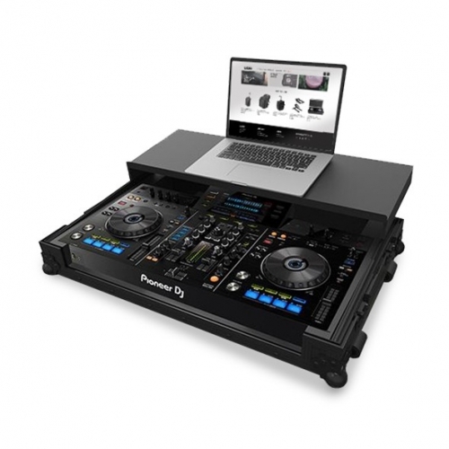 [플라이트 케이스] UDG Ultimate Flight Case Pioneer XDJ-RX Black Plus (Laptop Shelf + Wheels) (U91015BL)