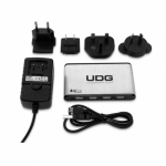 [다용도 케이스] UDG Creator DIGI Hardcase Large Black (With 7-Port USB HUB and Power Adapter) (U8419BL)