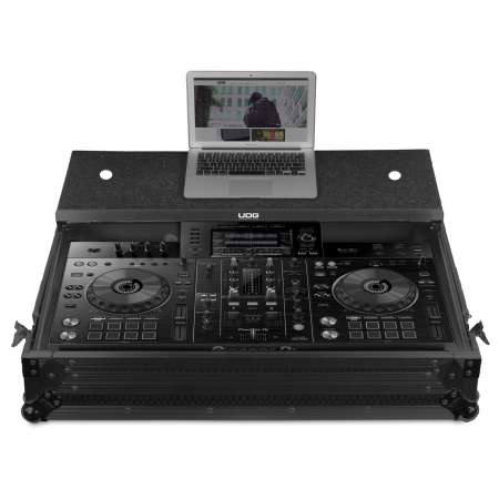 [플라이트 케이스] UDG Ultimate Flight Case Pioneer XDJ-RX2 Black MK3 Plus (Laptop Shelf + Wheels)