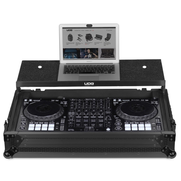 [플라이트 케이스] UDG Ultimate Flight Case Pioneer DDJ-1000 Black Plus (Laptop Shelf + Wheels)