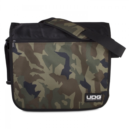 [크로스 백] UDG Ultimate CourierBag Black Camo Orange Inside