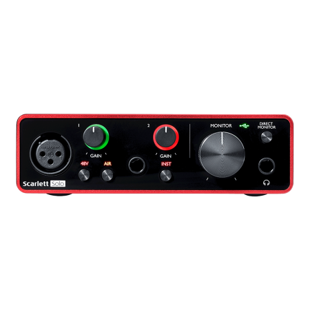 [오디오 인터페이스] Focusrite Scarlett solo USB 3세대