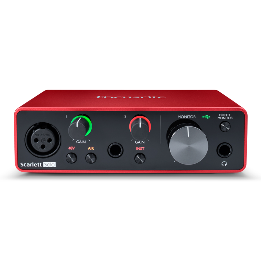 [오디오 인터페이스] Focusrite Scarlett solo USB 3세대